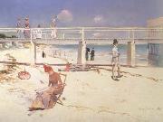 Charles conder, A Holiday at Mentone